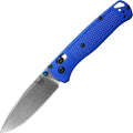 Benchmade - Bugout Outdoor EDC Folding Knife Slim Lightweight Plain Edge Drop-Point Blade CPM-S30V Stainless Steel (58-60HRC) Grivory Handle (535)