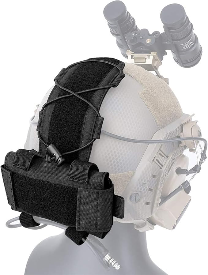 Tactical Helmet Battery Pouch Counterweight Bag Helmet Battery Pack with Hook and Loop for Airsoft CSOutdoor