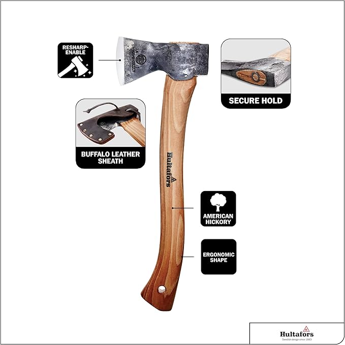 Hultafors AV08417010 Outdoor Climbing Axe Fulton Ha Chet