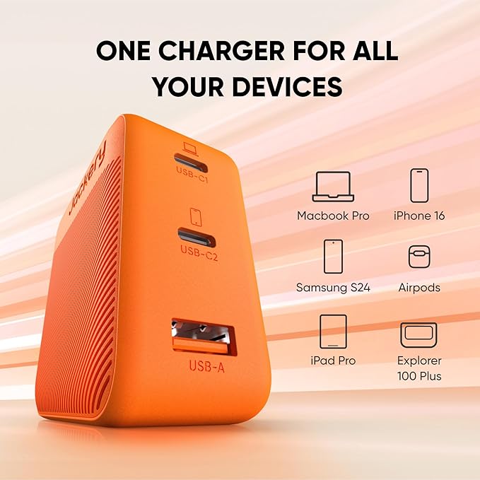 Jackery Portable Power Station Explorer 300 and 102W Fast Charger 292Wh Backup LiFePO4 Battery Solar Generator for Outdoors Camping Travel Hunting Blackout (Solar Panel Optional)