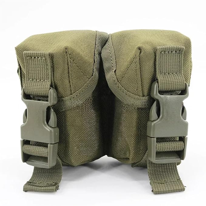 Tactical Pouch Double Frag Grenade-Style Pack Molle Tool Bag Accessory Pouch Shooting Hunting Airsoft Equipment Military Gear