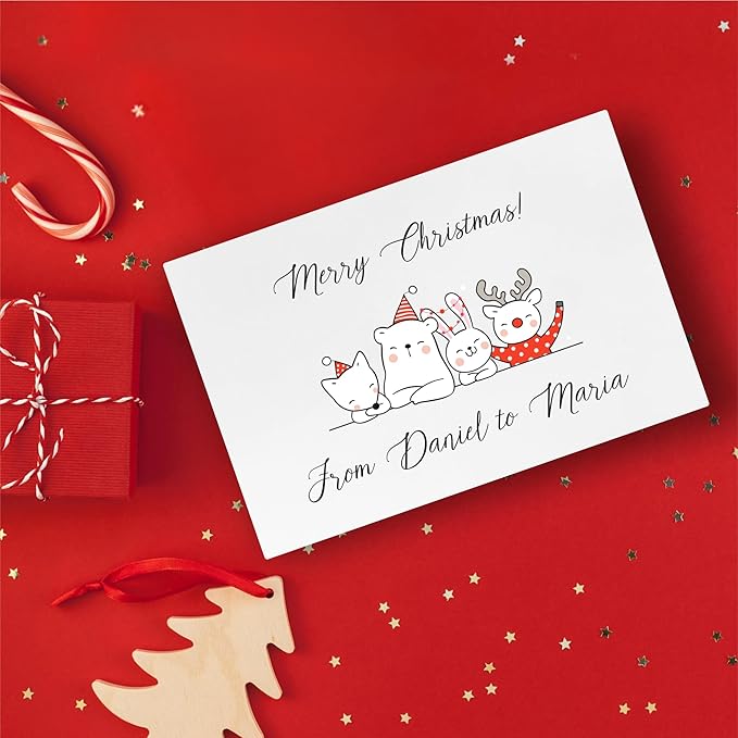 Creative Deco Personalized White Wooden Storage Box Christmas Box | 11.8x7.87x5.51in (+-0.5) | Garland | Hinged Lid Handle Engraving | Gift Box | ROUGH UNSANDED Keepsake Memory Souvenir Chest