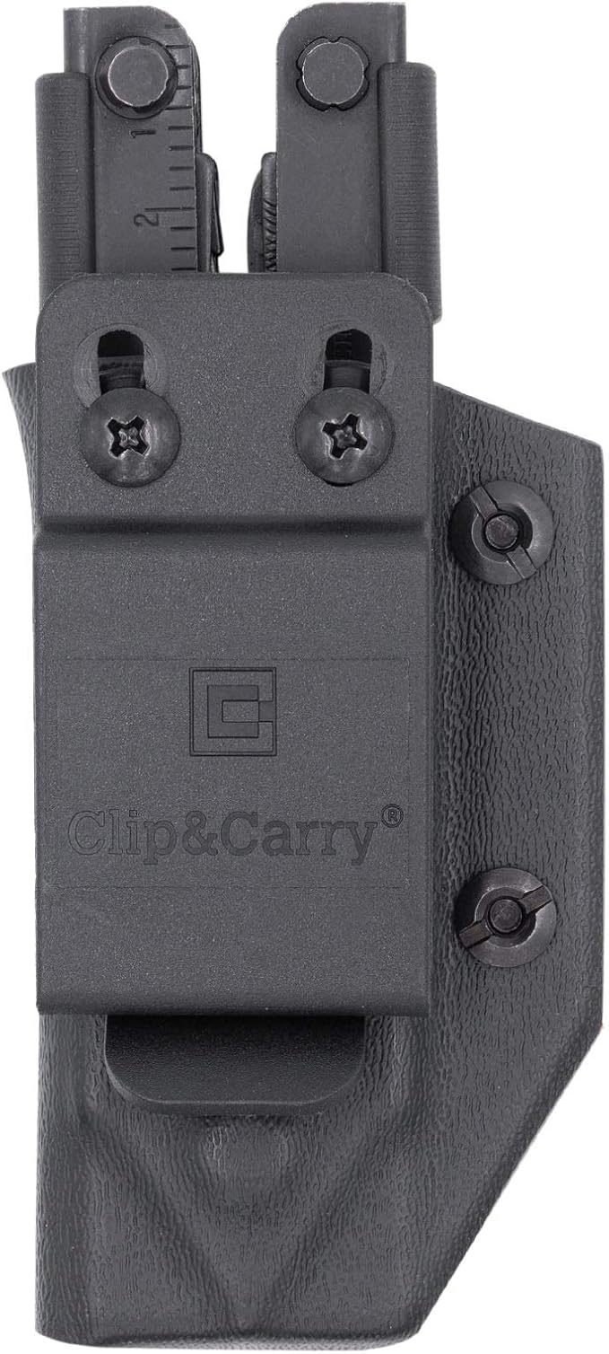 Clip &amp Carry Kydex Multitool Sheath for Gerber MP600 ~Fits bluntnose &amp needlenose Models~ Made in USA (Multi-Tool not Included) Multi Tool Holder Holster