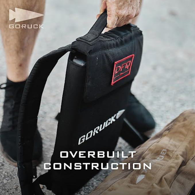 GORUCK Ruck Plate Carrier 3.0 - Streamlined Weighted Rucking Backpack w/Ergonomic Back Support &amp Extra Padded Straps - Compatible Ruck Plates Black