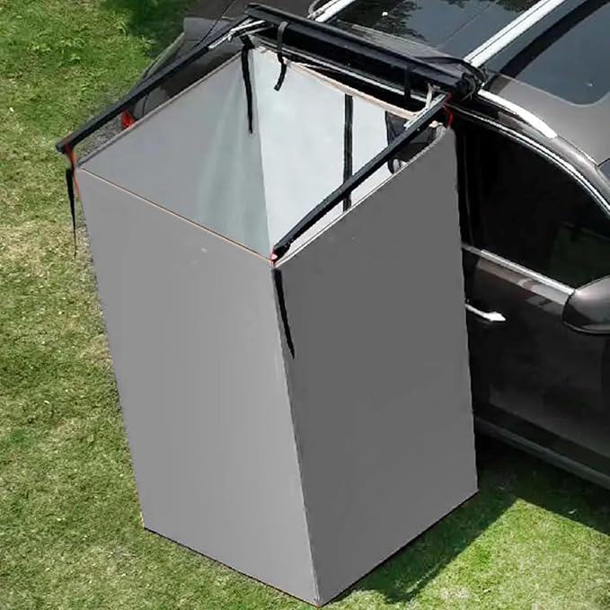 Quick Assembly Vehicle Mounted Shower Shelter Fast Setups Enclosure for Family Camping Adventures Vehicle Tent
