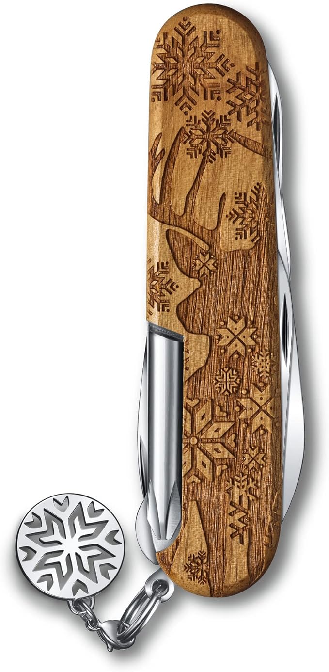 Victorinox Super Tinker Wood Winter Magic 2022 Limited Edition 12 Function Pocket Knife