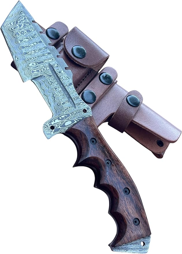 Poshland TR-1169Custom Handmade Damascus steel Tracker Knife - Limited Edition Knife