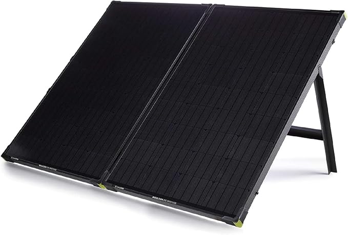 Goal Zero Boulder 200 Briefcase 200-Watt Monocrystalline Solar Panel with Kickstand Portable Solar Panel for Camping and Tailgating Emergency Solar Power