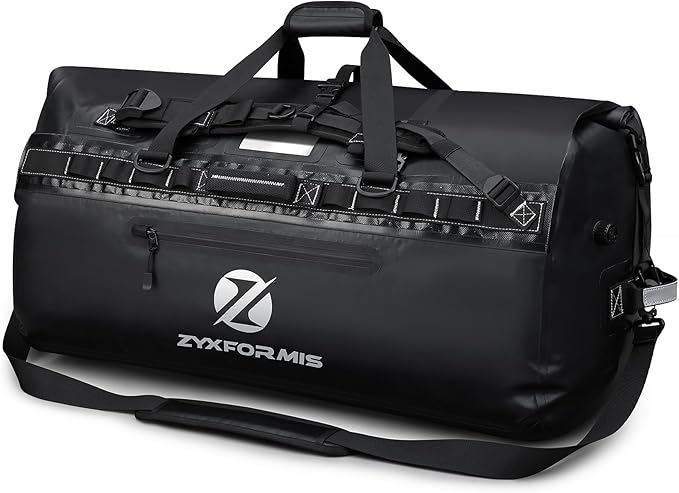 Waterproof Duffle Bag Large Marine Dry Bags Heavy Duty Adventure Travel Bag for Men and Women Waterproof Duffel Backpack for Kayaking Boating Hiking Camping Vacation 65L 110L 160L