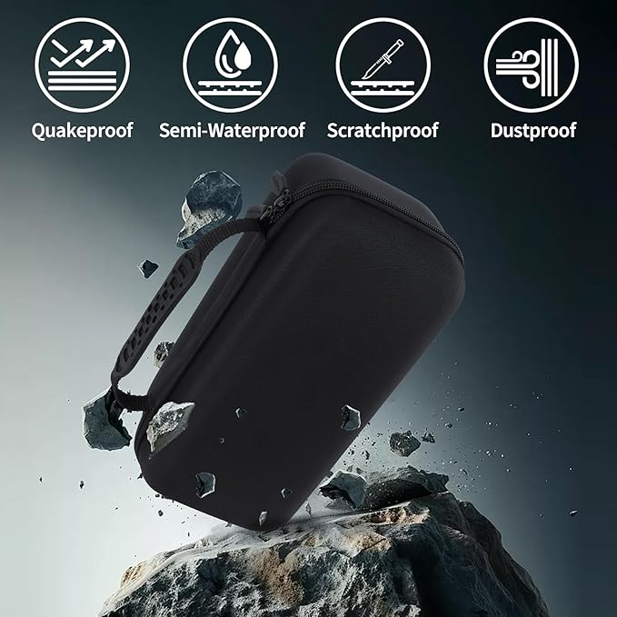 Case Compatible with Anker SOLIX C200 DC Power Bank Station 192Wh Portable Power Station LiFePO4 Battery 200W Solar Generator