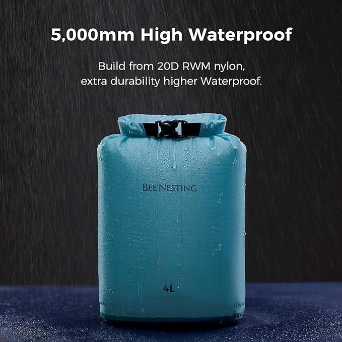 Bee Nesting Waterproof Dry Bag Lightweight Dry Sack Marine Dry Bags Suitable for swimmingkayakingrafting boating surfing outdoor travel mountaineeringhiking