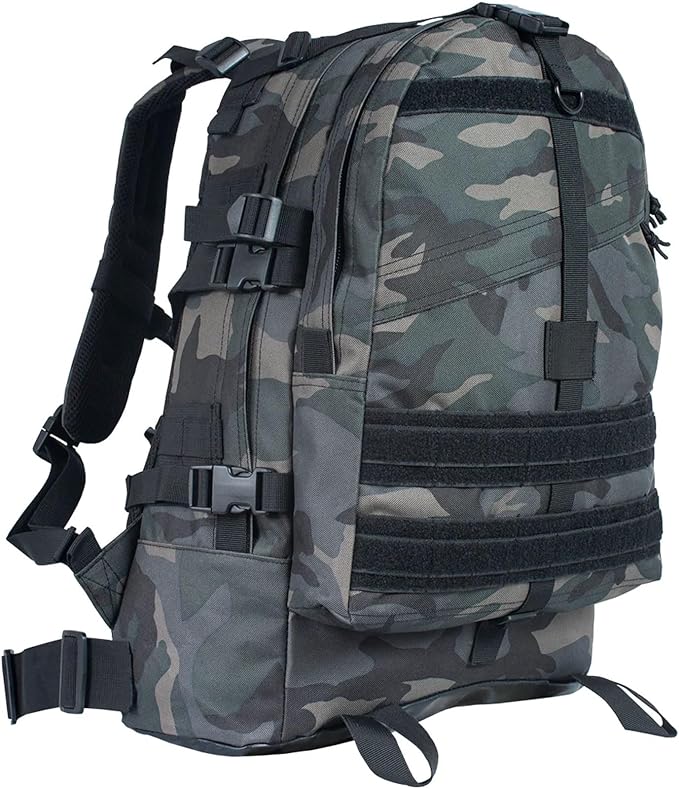 FOX OUTDOOR PRODUCTS Large Transport Pack | 37L Tactical Backpack with Compression Straps Hydration Pocket &amp Modular Webbing