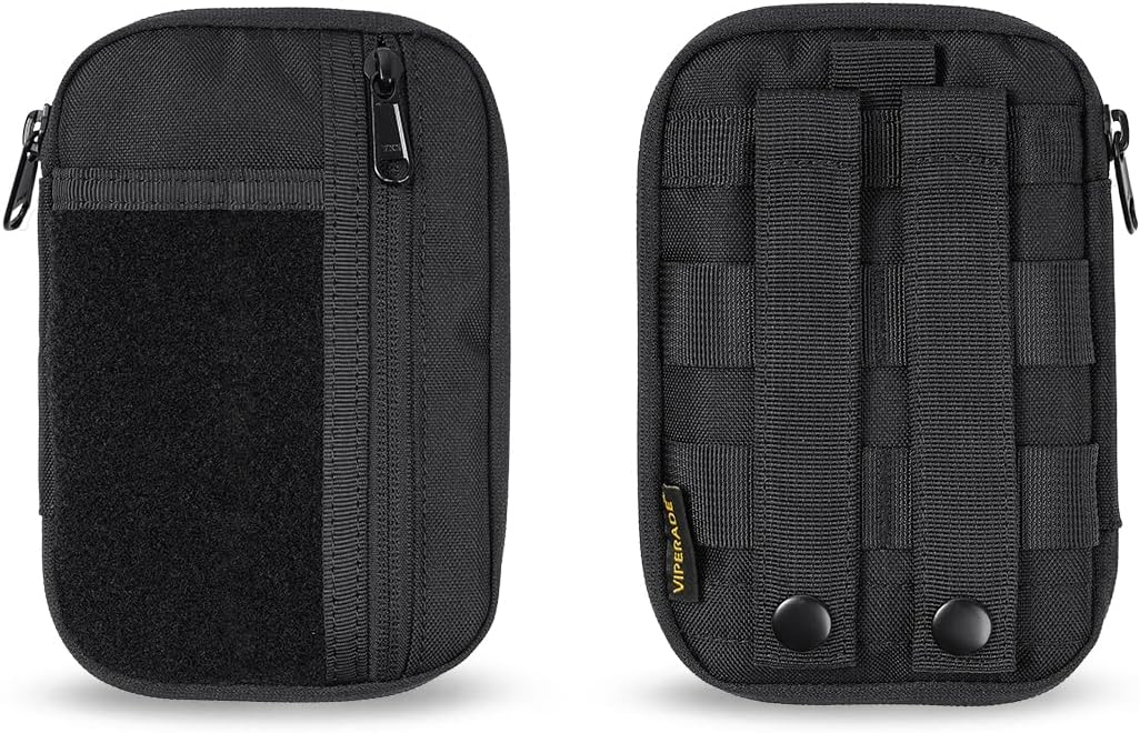 VIPERADE VE30 Molle Pouches Small EDC PouchCompact Belt Pouch for MenEDC Pouch Pocket Organiser with Patches AreaAdjustable Molle Backpack Pack Pocket for Camping Bush Craft/Hiking/Traveling