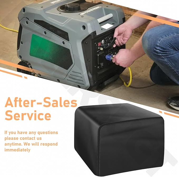 BLACK Generator Cover for Cum-mins Onan P4500i Inverter Only 1 Pack Cover 24 x 18 x 20