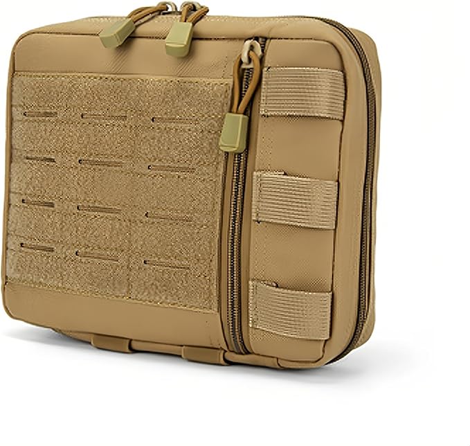 Tactical IFAK Micro Trauma Pouch Utility Laser Cut EDC Molle Tool Pouch Bag Horizontal Modular for Outdoor Activities