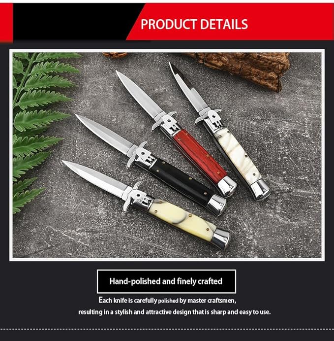 Folding Knife3.15 3cr13 Stainless steel for Camping Hiking and Survival Great for Cutting Fruits and Vegetables (A4)