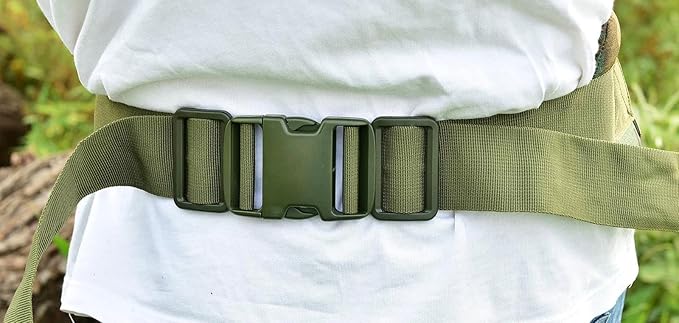 Military Camping Hiking ALICE Pack Kidney Pad Waist Belt Tactical Hip Belt LC-2 Rucksack Frame 12mm Padded 220LB Carry