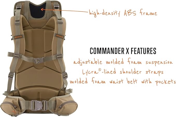 ALPS OutdoorZ Extreme Commander X Frame Pack-Coyote Brown