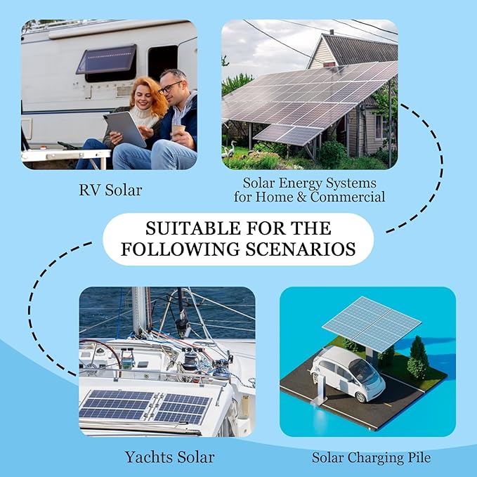 IP66 Waterproof Solar PV DC Quick Disconnect Switch 1000V 32A PV Solar Panel Disconnect Switch with Connector for Off/On-Grid System Solar Power System RV &amp Boats Etc (32A 1000V)