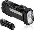 WUBEN X4 EDC Rechargeable Flashlight with RGB Light LED Flashlight 1500 High Lumens with Tactical Switch and Magnetic IP65 Portable Pocket USB C Mini Flash Light for Travel Camping Work
