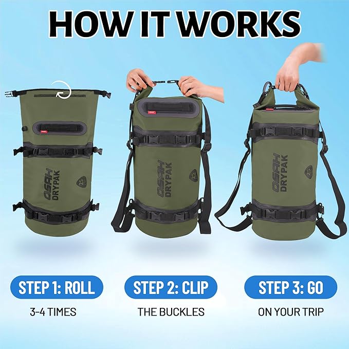25L Waterproof Duffel Bag &amp 25L Dry Bag