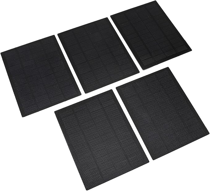 5pcs ABS Mini Solar Panel Wide Compatibility ETFE 13.76oz Silicon Mini Solar Tool for School Experimental Research Projects