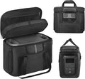 Portable Carrying Case Compatible with ECOFLOW DELTA 2 1024Wh Protective Storage Bag for Power Station and Accessories with Multiple Quick Connect and Heat Dissipation Windows