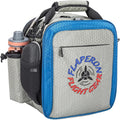 Pilot Flight Bag – Compact Aviation Headset &amp iPad/Tablet Bag with Multi-Pocket Storage Shoulder Strap Honeycomb Nylon (Gray/Blue)