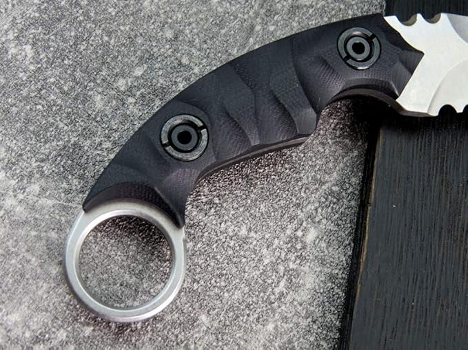 Ccanku C1691 Fixed Blade Knife D2 Steel G10 Handle 4 InchesOutdoor Survival Claw Teeth KnifeCamping EDC Tools