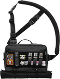 TACTICAL_GEEK L3 Pro EDC Crossbody Bag Chest Bag with Adjustable StrapDaily Carry Sling Pack Large Capacity Daypack Organizer for Camera Drones（T500 Black）