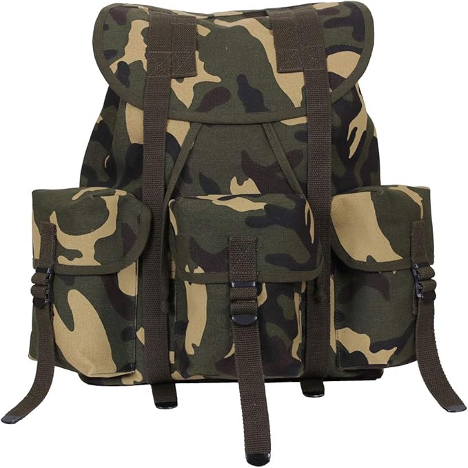 Rothco Mini Alice Pack – Heavyweight 18 OZ Cotton Canvas Rucksack – 20L Capacity