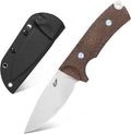 Eafengrow EF133 Fixed Blade Knife DC53 Steel Blade Micarta Handle Full Tang Compact Tough EDC Tool Knifes for Working Camping Hiking