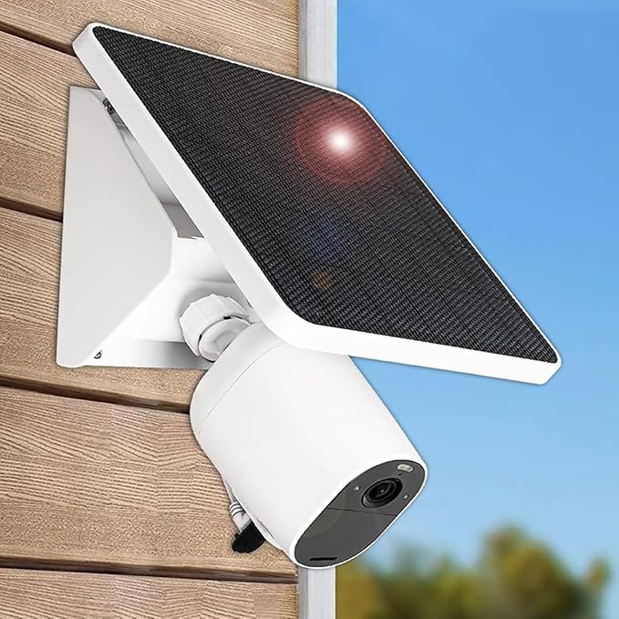 4W Solar Panel Charging Mount for Arlo Essential 2K (2nd Gen)Essential XLEssential SpotlightArlo Pro 6/6 XLPro 4/3/2Pro 5S 2KUltra 2UltraIP67 Weatherproof Continuously for 365 Days