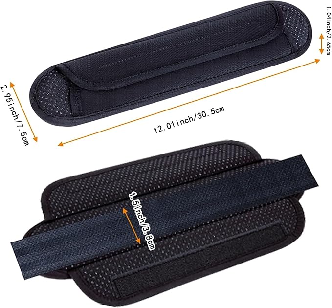 Backpack Strap Pads 2 Pack Non-Slip Universal Shoulder Pads Thick Backpack Strap Pads for Shoulder Bags Guitar Straps Computer Bags