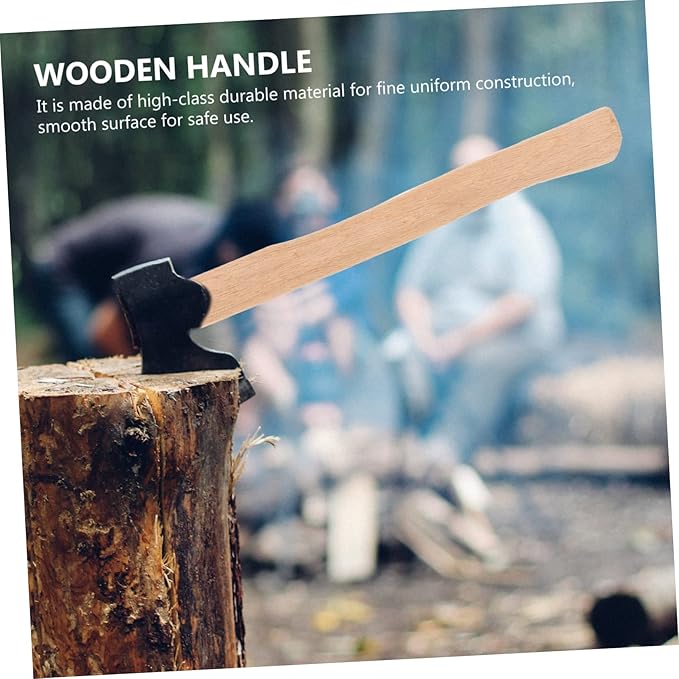 Carpenter Hatchet Handle Replacement Comfortable Grip Ax Handle Part for Camping Axes