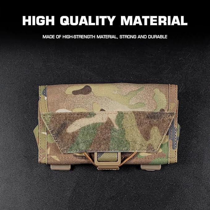 Tactical Mobile Phone Pouch Clip Bag EDC Tool Bag Quick Release MOLLE System Phone Holder Package Accessories
