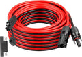 XRDS -RF 10AWG SAE to Solar Panel Connector Cable 35FT Heavy-Duty Tinned Copper Solar Extension Cable with SAE Polarity Reverse Adapter for Solar Power Systems and Battery Connections