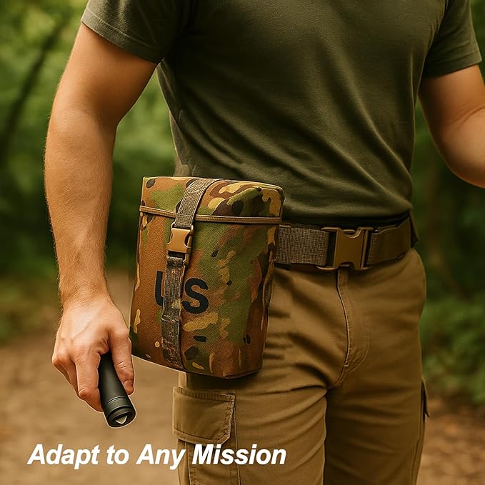 MT 2Pcs US Military MOLLE Sustainment Pouch Army Utility Pouch