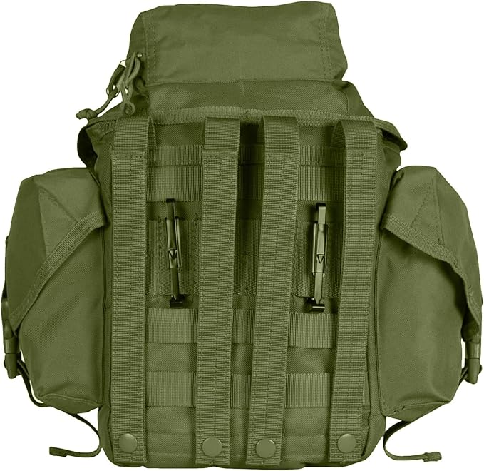 FOX OUTDOOR PRODUCTS Recon Butt Pack | 15x15x8 Modular Tactical Waist Bag w/ 3 External Pockets QR Buckles Lined Interior