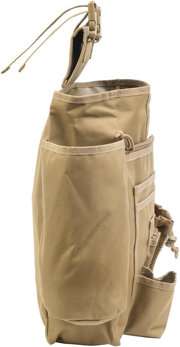 Departed Seat Organizer Outdoor Tactical SquadMilitary Sportpack Daypack (Tan)