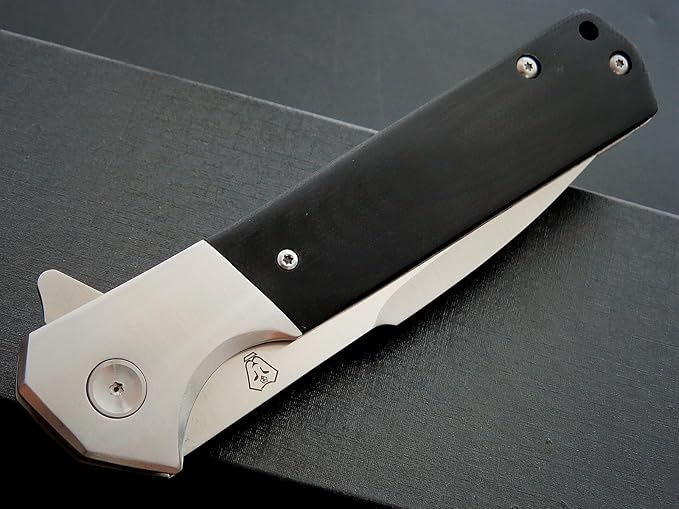 Eafengrow EF5&amp6&amp15 Folding Knives 9Cr18Mov Steel Blade G10 Steel Handle Ball Bearing Outdoor Camping Knife