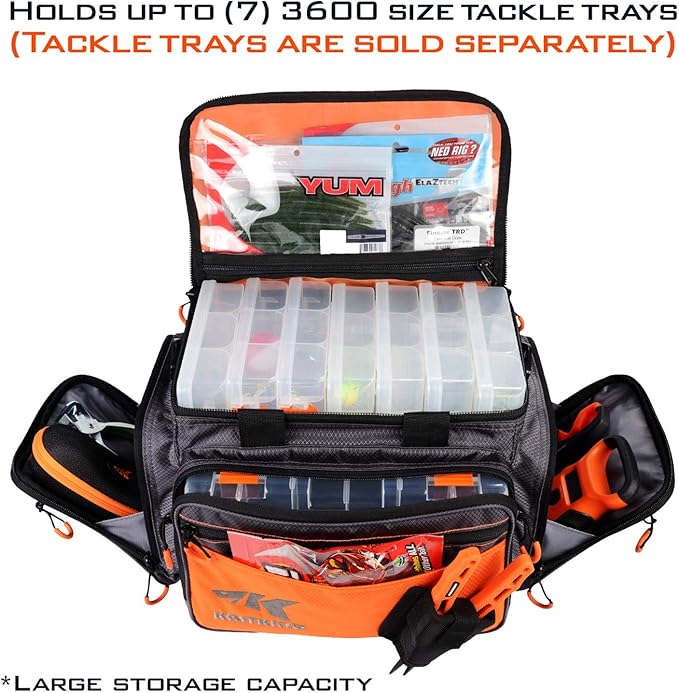 KastKing Fishing Gear &amp Tackle Bags - Saltwater Resistant Fishing Bags - Fishing Tackle Storage Bags