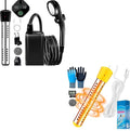 Portable Shower with Heater+Immersion Water Heater with Insulated Gloves