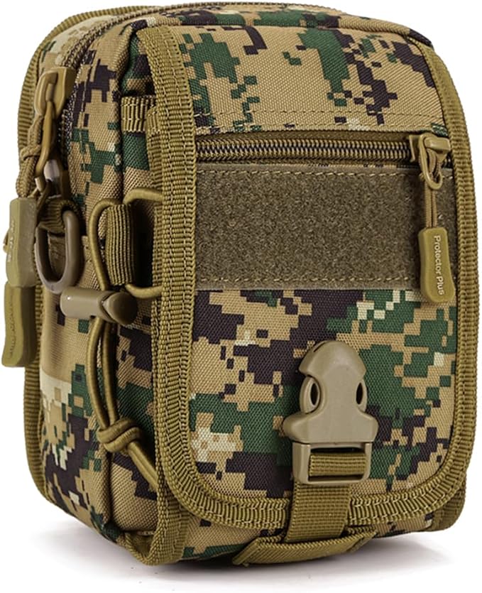 UNISTRENGH Tactical MOLLE Phone Magazine Pouch Military Small Belt Pouches Sling Chest Daypack Shoulder Bag Gear Duty Pack for Outdoor Hunting Vest Backpack