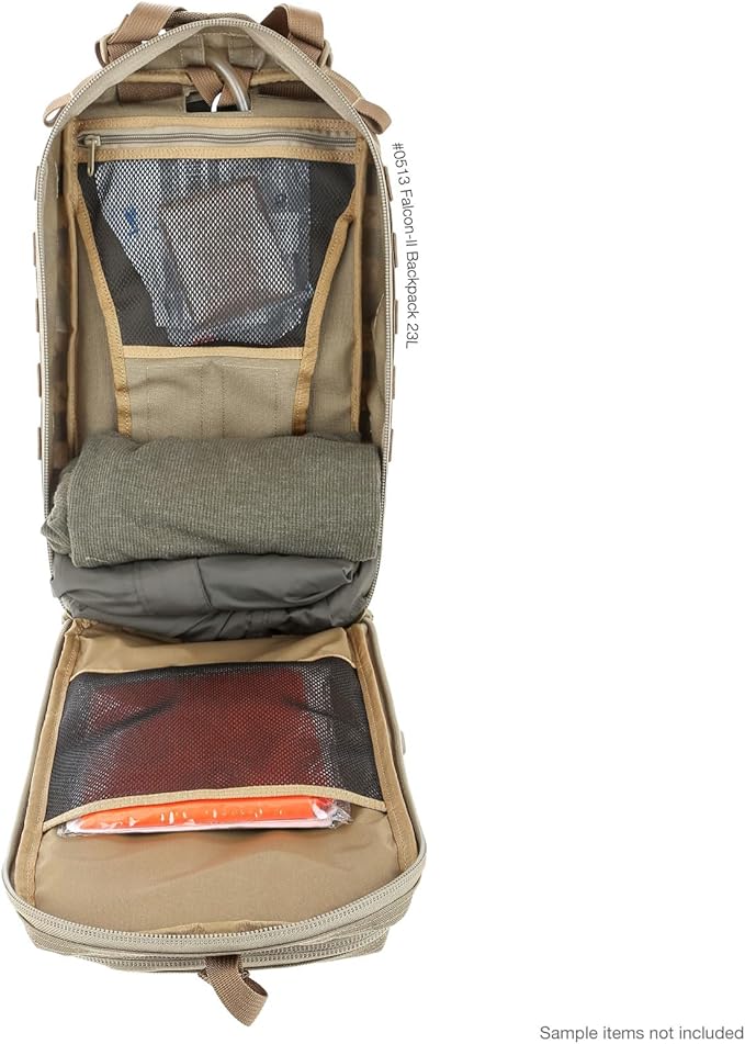 MAXPEDITION Falcon-II Backpack 23L Tactical Backpack Survival Pack Bug Out Bag MOLLE Go Bag for EDC 0513