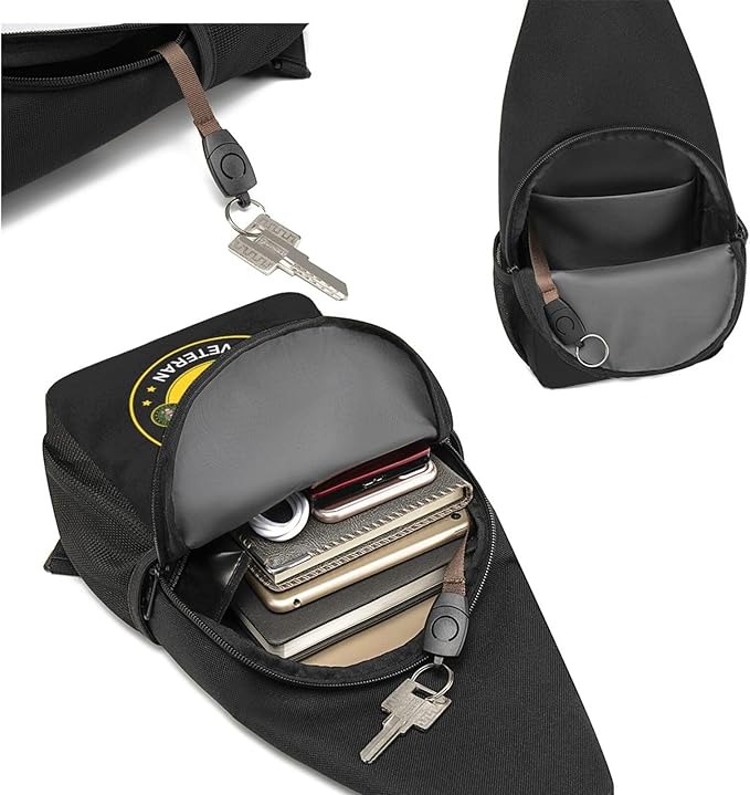 11th Airborne Division Veteran Chest Pack Leisure Shoulder Crossbody Chest Bag