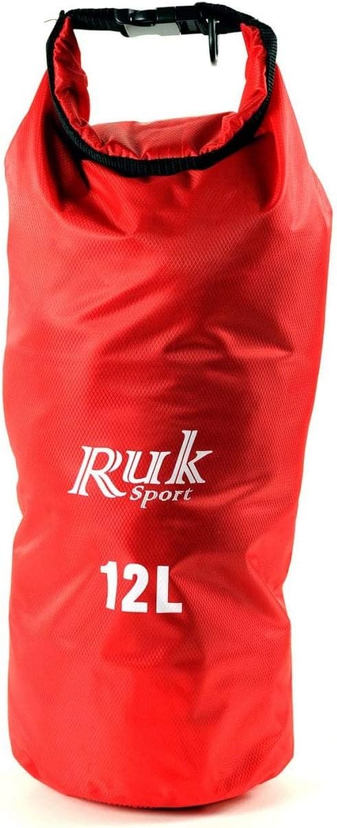 RUK Sports 30L Dry Bag with Strap - Red - DB024