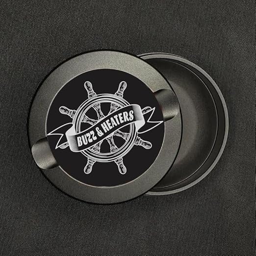 Buzz &amp Heaters Metal Container for Zyn | Metal Holder for Zyn |Metal Can for Zyn | Metal Cases for Zyn Holder | Metal Pouch Cans for Zyn | Offshore Helm &amp Wheel Anodized