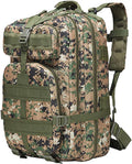 40L Tactical Backpack for Men and Women Army 3 Days Assault Pack Bag Large Rucksack for Hiking Travel Trekking Jungle Digital