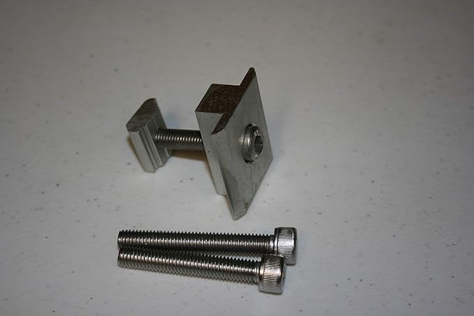 Solar Panel Mounting kit to Mount for 2 Solar Panels with Clamps L-Brackets &amp 88 Inch Rails